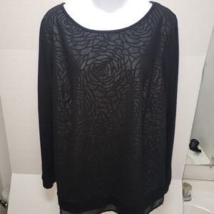 I.N. Studio black blouse
